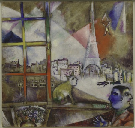 "Paris par la fenêtre" di Marc Chagall